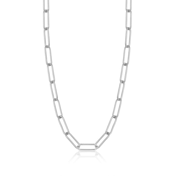 Ania Haie Silver Paperclip Chunky Chain Necklace N046-03H