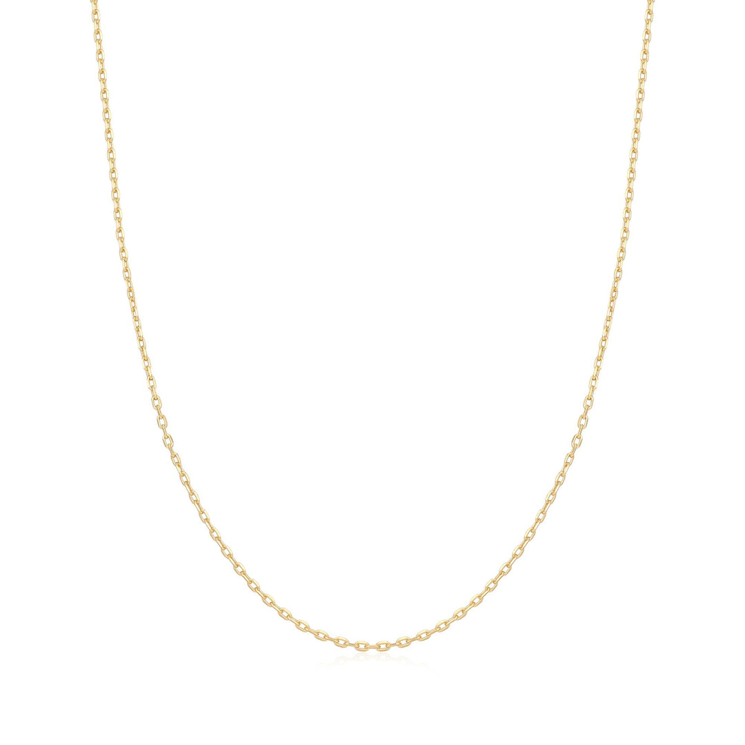 Ania Haie Gold Mini Link Charm Chain Necklace N048-01G