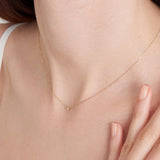 Ania Haie 14kt Gold Single Natural Diamond Necklace NAU001-03YG