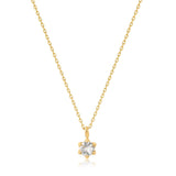 Ania Haie 14kt Gold White Sapphire Pendant Necklace NAU006-01YG