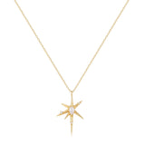 Ania Haie 14kt Gold Diamond Star Pendant Necklace NAU008-02YG