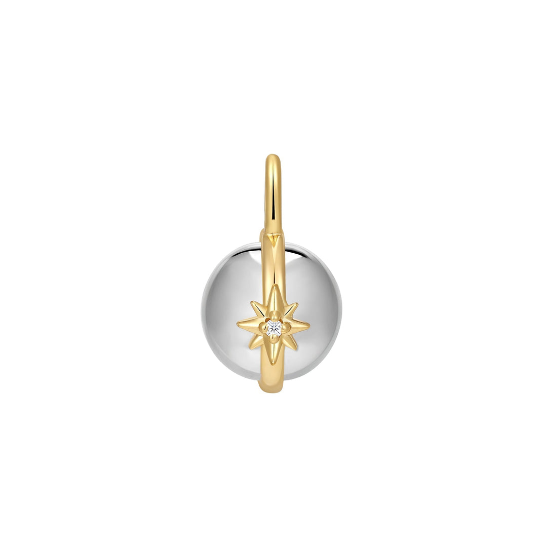 Ania Haie Two Tone Celestial Sphere Charm NC048-13T