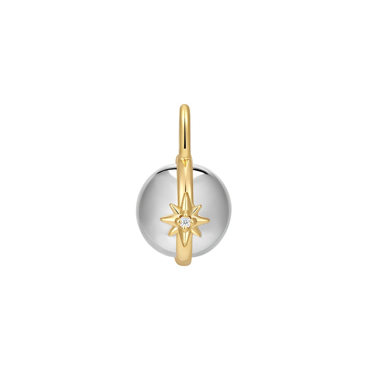 Ania Haie Two Tone Celestial Sphere Charm NC048-13T