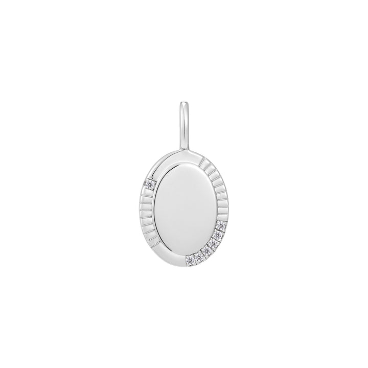 Ania Haie Silver Oval Charm NC048-16H