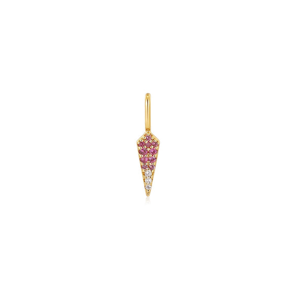 Ania Haie Gold Ombre Pink Charm NC048-29G