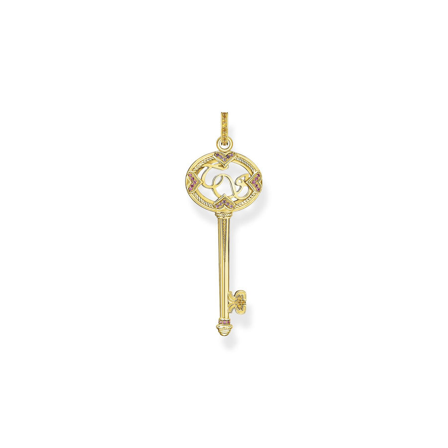 Thomas Sabo Pendant Key Gold | The Jewellery Boutique