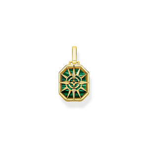 Thomas Sabo Pendant compass star green TPE911Y