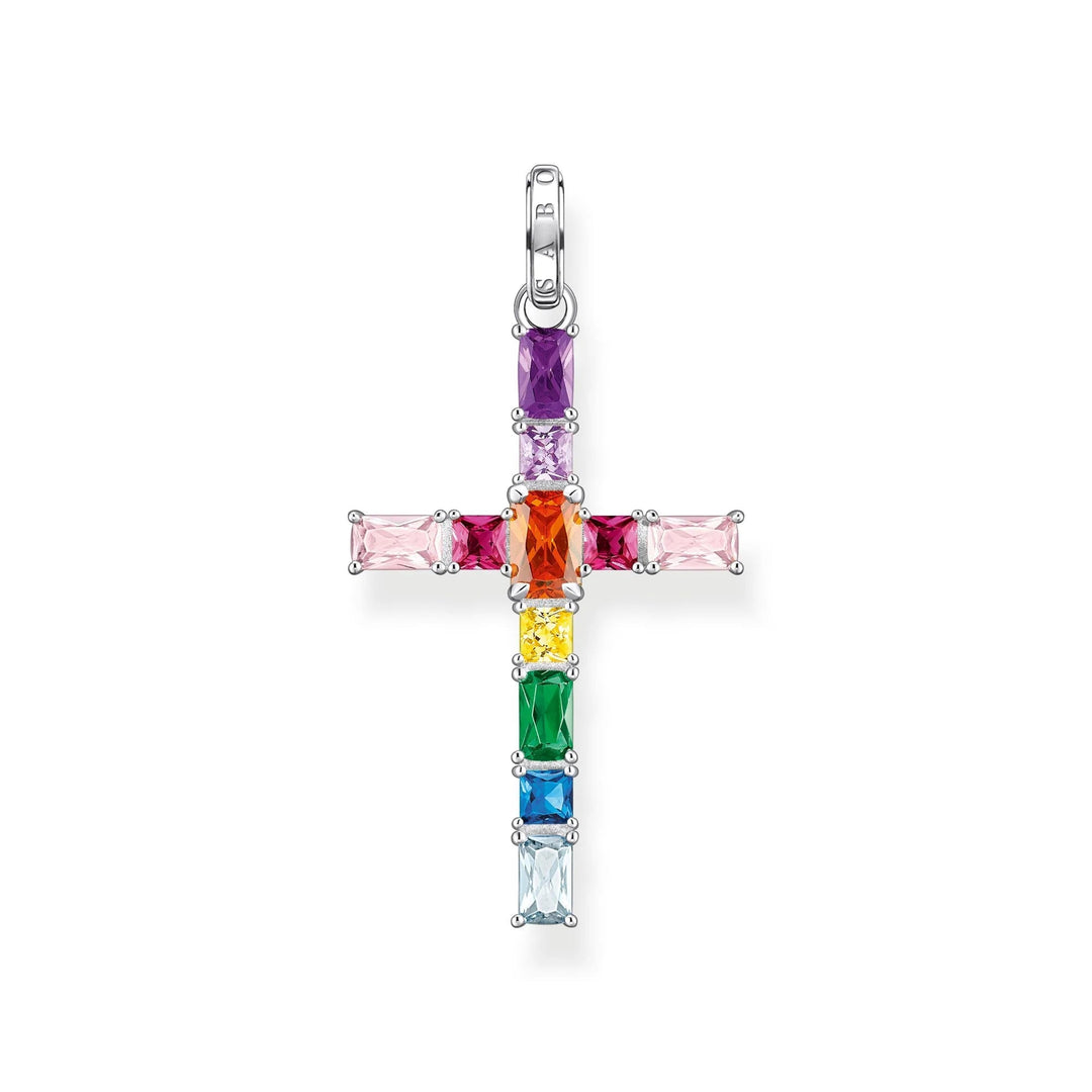 THOMAS SABO Heritage Rainbow Cross Pendant TPE939MC