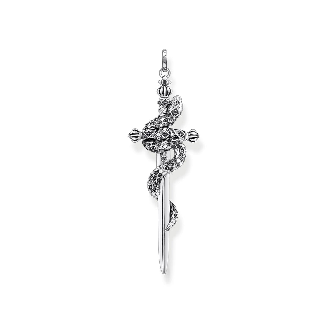 Thomas Sabo Pendant blackened sword with snake TPE943