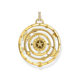 THOMAS SABO Gold Cosmic Pendant with Colourful Stones TPE957Y