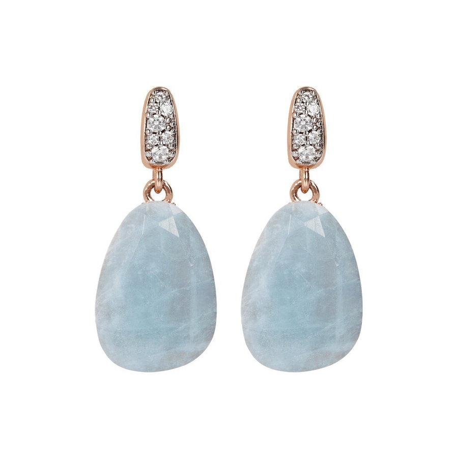 Bronzallure Preziosa Earrings With Natural Stone