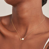 Ania Haie Gold Pearl Link Chain Necklace N043-02G