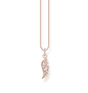 Thomas Sabo Necklace Phoenix Wing With Pink Stones Rose Gold TKE2168R