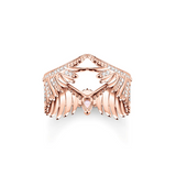 Thomas Sabo Ring Phoenix Wing With Pink Stones Rose Gold TR2411R