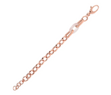 Bronzallure Variegata Rose Quartz Link Bracelet 19.8cm WSBZ01951.PQ