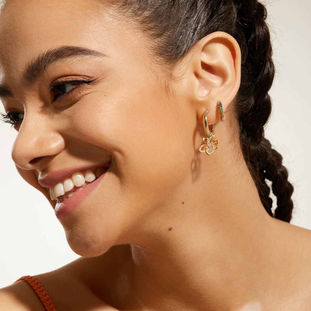 Ania Haie Gold Oval Hoop Earrings E048-04G