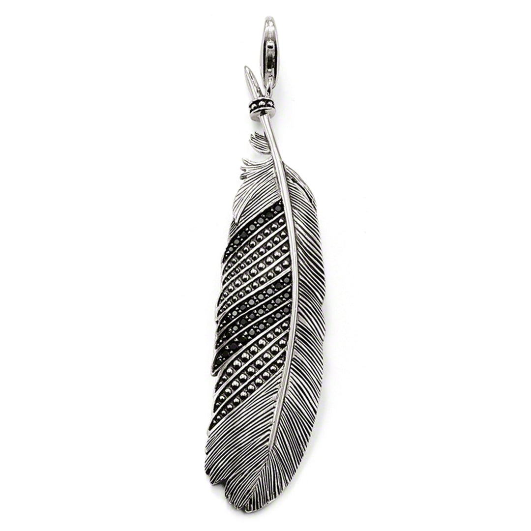 Charm Pendant Raven Feather Black | THOMAS SABO Australia