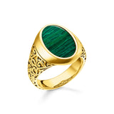 Thomas Sabo Ring Green-Gold TR2242GY