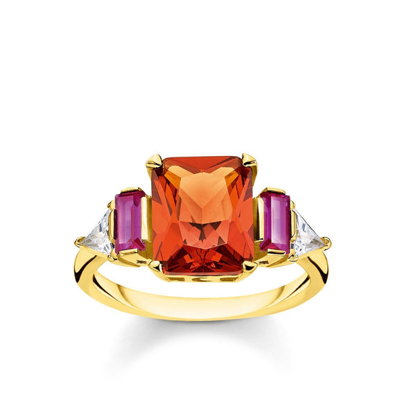 Thomas Sabo Ring Colourful Stones, Gold