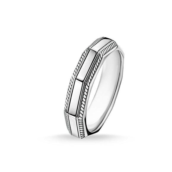 Thomas Sabo Ring Angular Silver