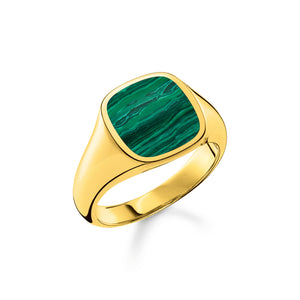 Thomas Sabo Ring Classic Green Gold TR2332GY