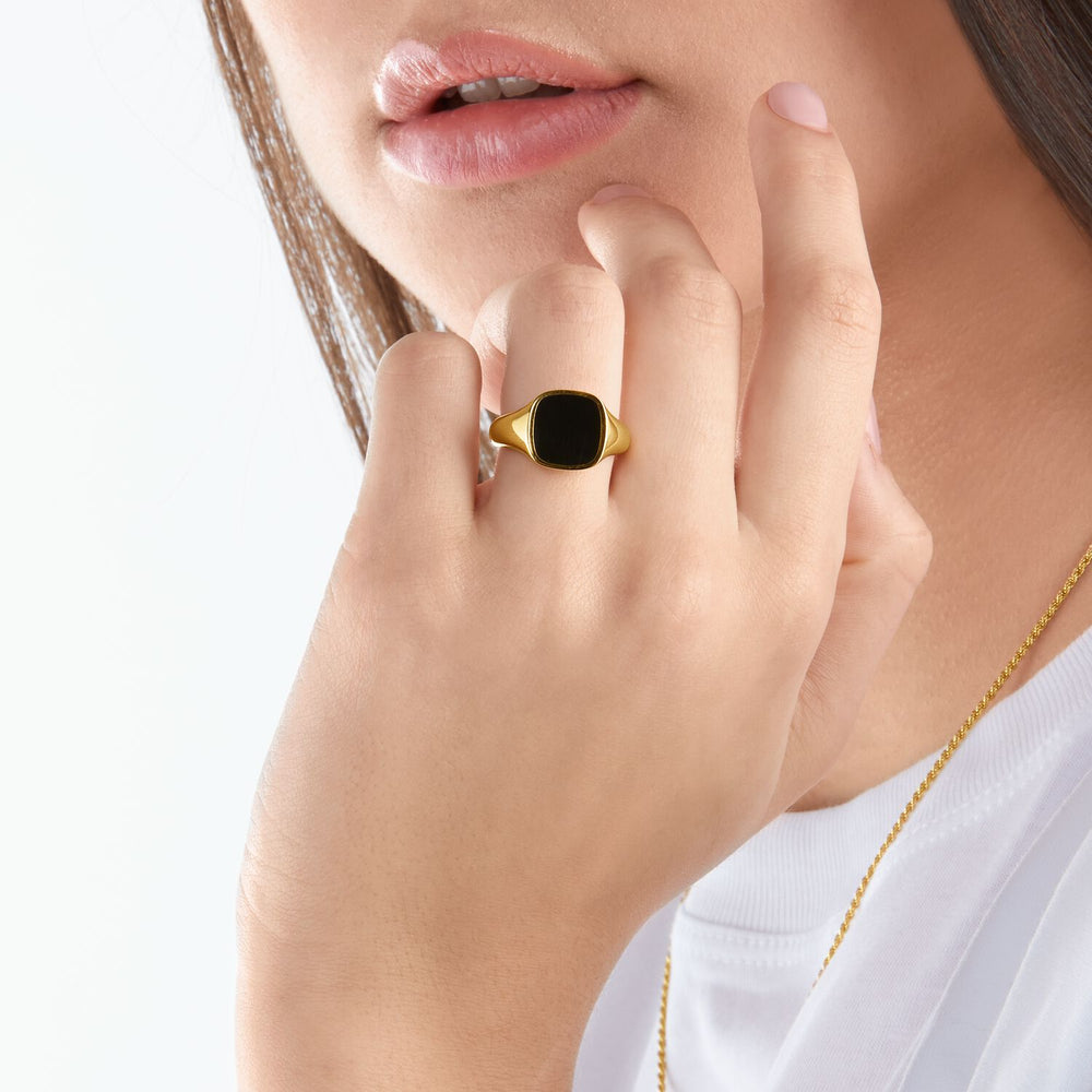 Thomas Sabo Ring Classic Black Gold | The Jewellery Boutique