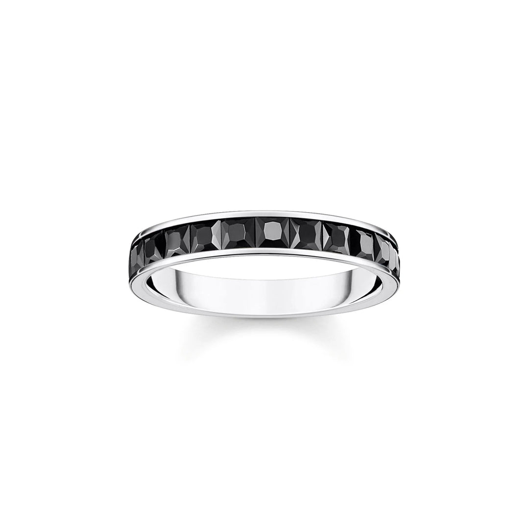 THOMAS SABO Heritage Black Stones Band Ring TR2358B