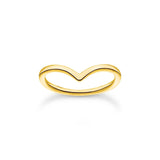 Ring V-shape gold