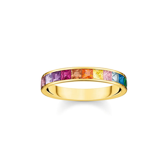 Thomas Sabo Ring colourful stones gold TR2403MY