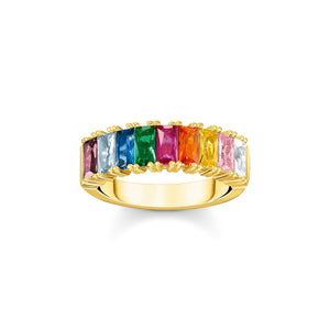Thomas Sabo Ring colourful stones gold TR2404MY