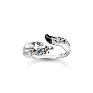 Thomas Sabo Ring fox with white stones silver TR2417