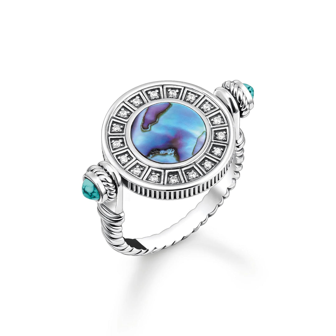 THOMAS SABO Abalone Coin Ring TR2427