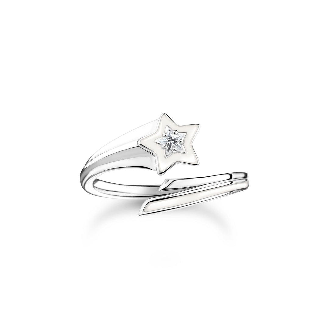 THOMAS SABO Star Ring with White Stones TR2443