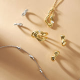 Ania Haie Silver Twisted Wave Chain Bracelet B050-01H