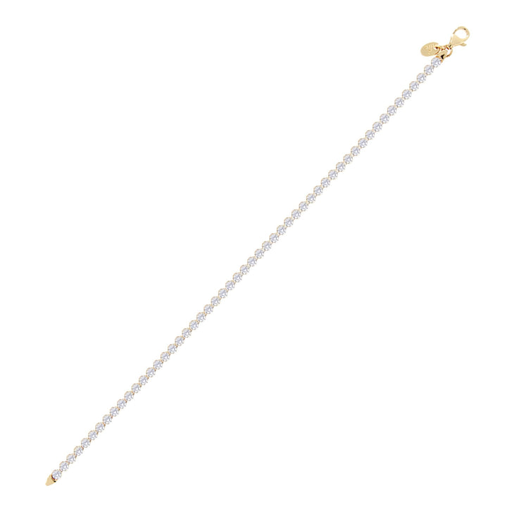 Bronzallure Altissima Tennis Golden Bracelet| The Jewellery Boutique