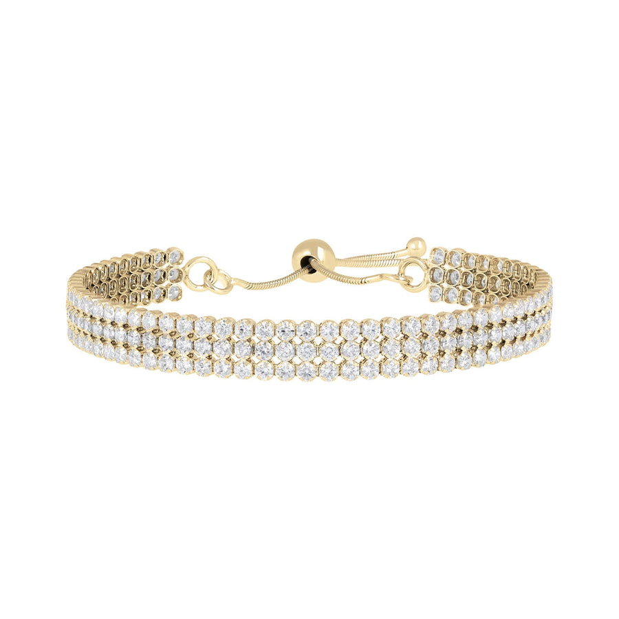 Bronzallure Gold Tennis Bracelet