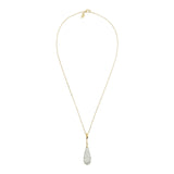 Bronzallure Pavé Drop Golden Pendant Necklace| The Jewellery Boutique