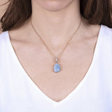 Bronzallure Necklace With Stone Pendant And Pave© Details