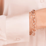 Bronzallure Bracelet with Rolò Chain and Rings