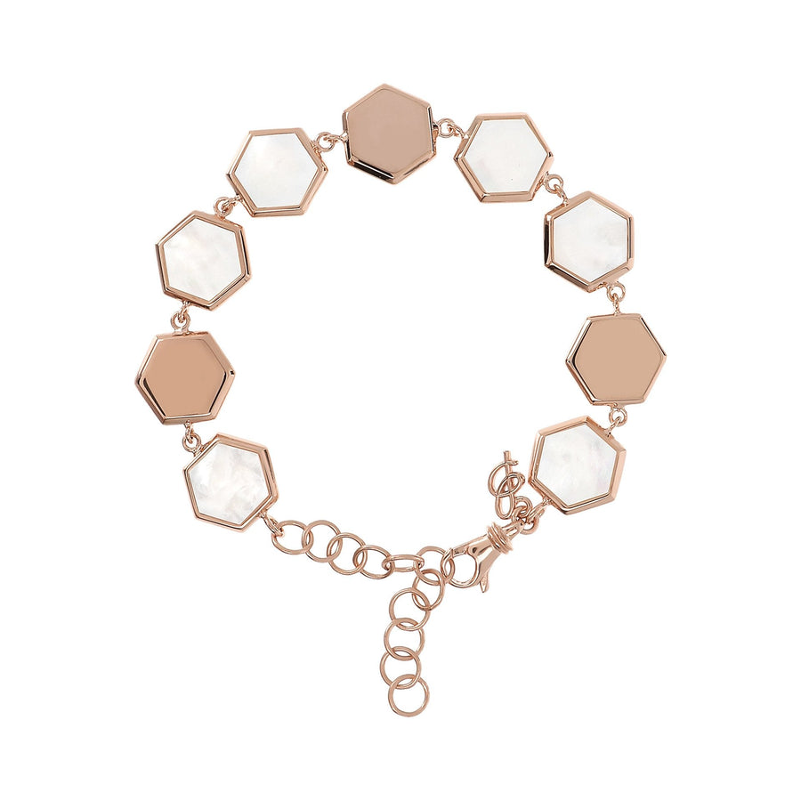 Bronzallure Multi Hexagonal Bracelet| The Jewellery Boutique