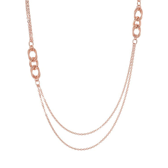 Bronzallure Purezza Link Chain Necklace 91.4cm WSBZ02043.R