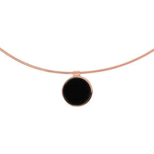 Bronzallure Alba Flat Stone Choker Necklace WSBZ02080.BO