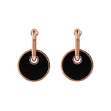 Bronzallure Alba Round Disc Earrings WSBZ02088.BO