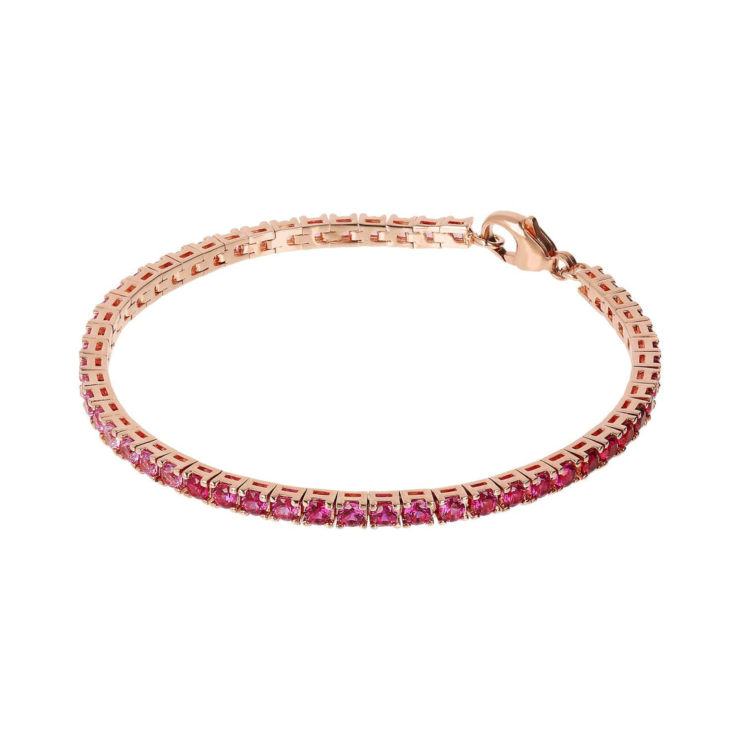 Bronzallure Miss Cubic Zirconia Bracelet 17.5cm WSBZ02112.MULTIPINK