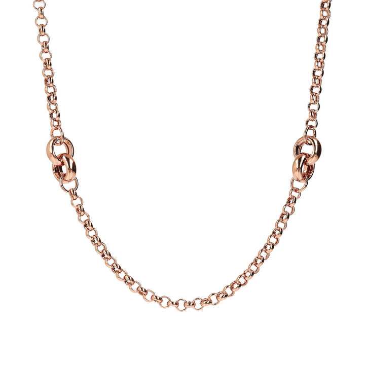 Bronzallure Purezza Long Rolo Link Necklace 91.4cm WSBZ02125.R