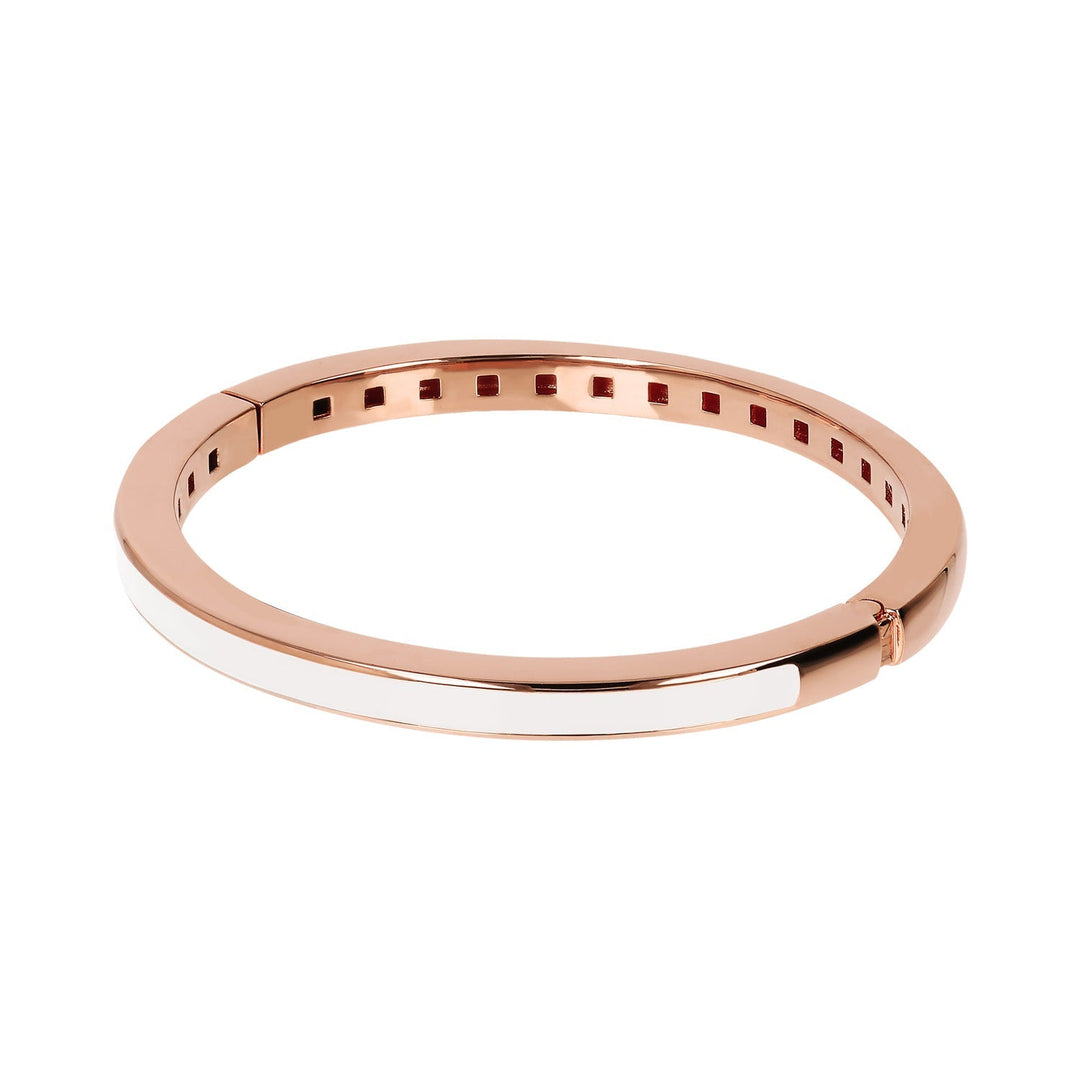 Bronzallure Miss Enamel Bangle WSBZ02130.WHITE