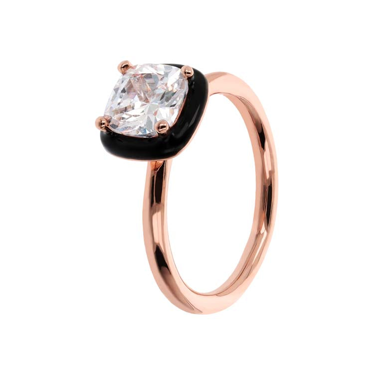 Bronzallure Altissima Black Ring WSBZ02183.BLK-CZ