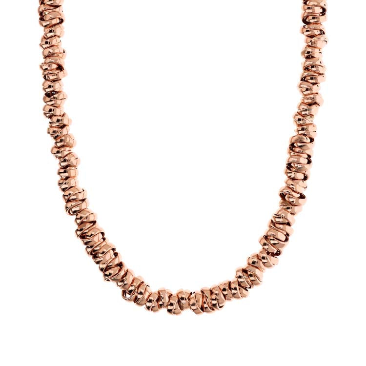 Bronzallure Purezza Intertwined Link Necklace WSBZ02191.R