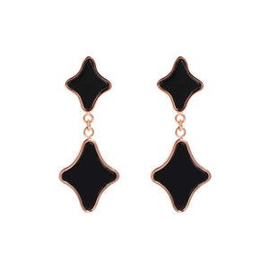 Bronzallure Alba Black Onyx Earrings WSBZ02206.BO