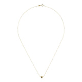 9K Yellow Gold Single Ball Necklace 45cm